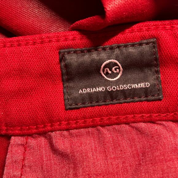 AG Adriano Goldschmied The Caden Coated Tailored Straight Trouser 27 NWOT - Picture 8 of 10